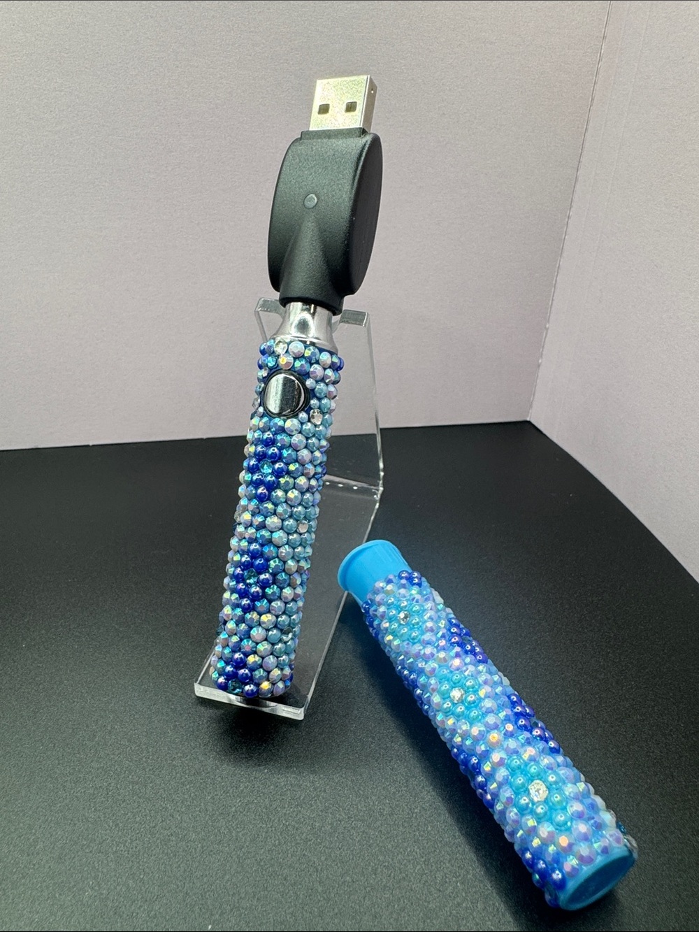 Rhinestone 510 Threaded Battery